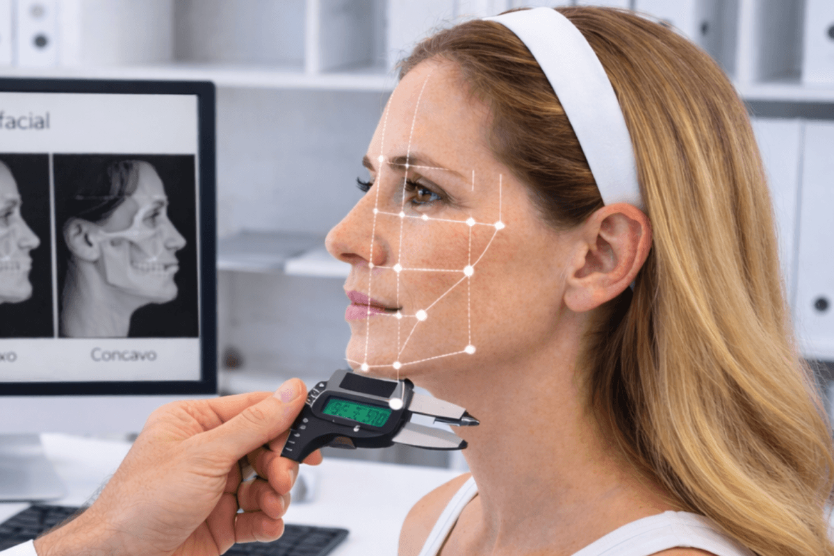 Armonización Facial 4 mujer en evaluacion de perfil para armonizacion facial