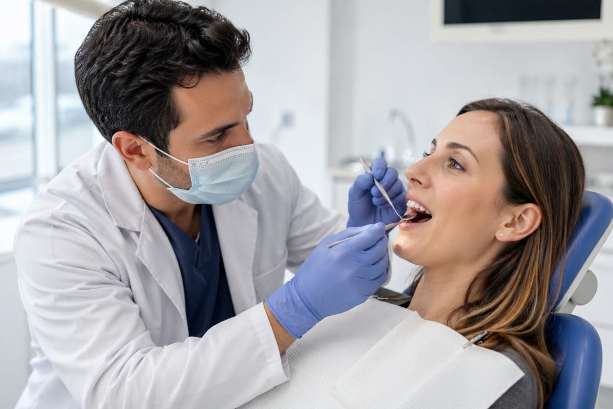paciente es atendida en clinica
